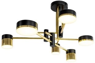 Piekaramā LED lampa Orchestra 6, Black/Gold cena un informācija | Lustras | 220.lv