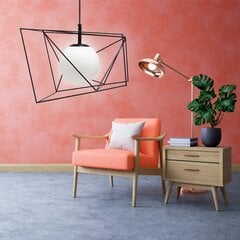 Piekaramā lampa Floriana Geo, Black cena un informācija | Lustras | 220.lv