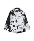 Žakete melna-balta ar apdruku meitenēm Gulliver cena un informācija | Zēnu jakas, džemperi, žaketes, vestes | 220.lv