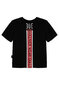 T-krekls melns ar svītrām zēniem Gulliver цена и информация | Zēnu krekli | 220.lv