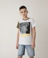 T-krekls ar apdruku zēniem Gulliver цена и информация | Zēnu krekli | 220.lv