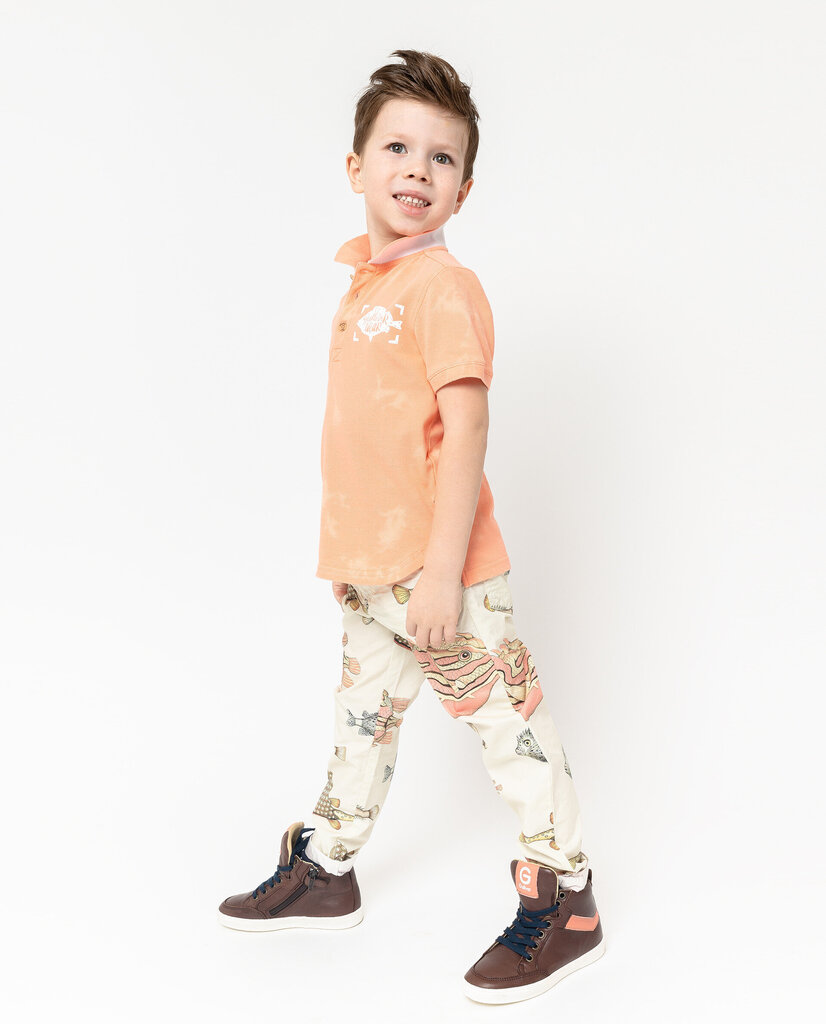Oranžs polo krekls ar dekoru zēniem Gulliver cena un informācija | Zēnu krekli | 220.lv