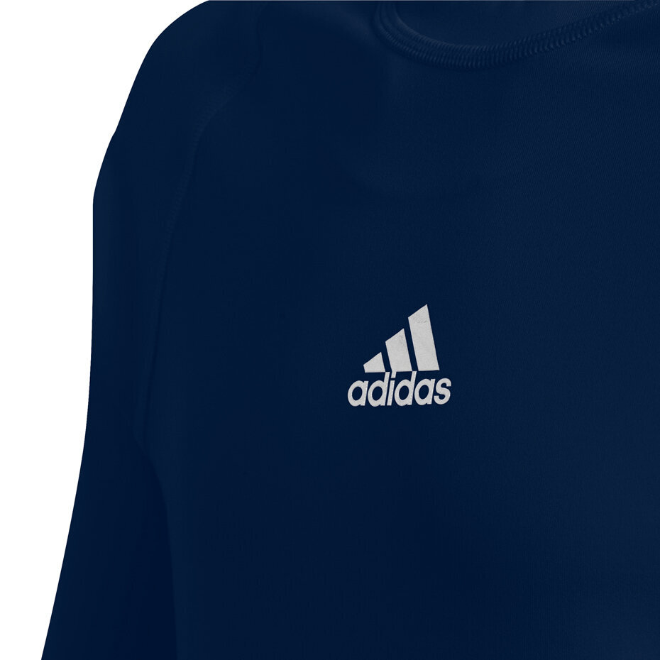 Bērnu T-krekls Adidas Alphaskin Sport LS Tee JUNIOR CW7322, tumši zils cena un informācija | Futbola formas un citas preces | 220.lv
