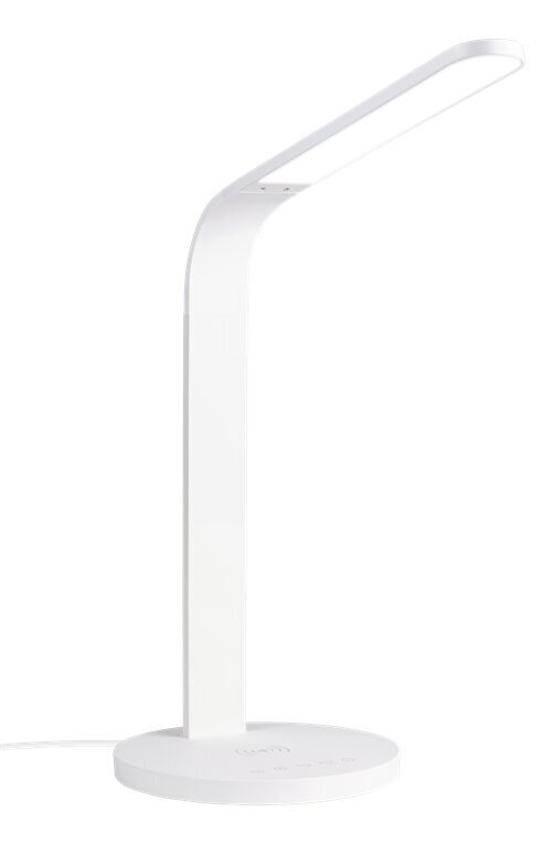 Deltaco galda LED lampa ar bezvadu uzlādes funkciju un taimeri DELO-0401 cena un informācija | Galda lampas | 220.lv