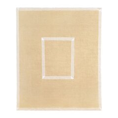 Dekoratīvs galdauts My Home Jute Frame, balts - brūns, 130 x 160 cm цена и информация | Скатерти, салфетки | 220.lv