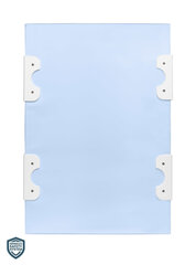 Мягкий пеленальный коврик Sensillo Hippo Blue цена и информация | Пеленальные доски и пеленки | 220.lv