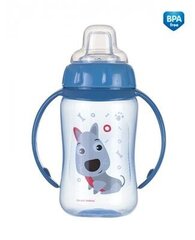 Bērnu krūzīte Canpol Babies Cute Animal, 56/512, zils cena un informācija | Bērnu pudelītes un to aksesuāri | 220.lv