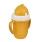 Kauss ar salokāmu silikona cauruli Canpol Babies, 56/522, dzeltens cena un informācija | Bērnu pudelītes un to aksesuāri | 220.lv