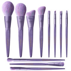 Eigshow Beauty EcoPro Bambusa šķiedra 11 pędzli Sunset Mist Purple цена и информация | Кисти для макияжа, спонжи | 220.lv