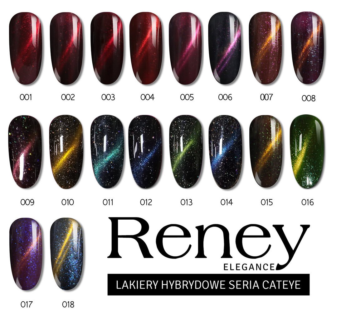 Reney Cat Eye Hybrid laka 005 10ml cena un informācija | Nagu lakas, stiprinātāji | 220.lv