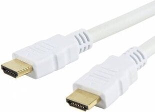Techly Monitor cable HDMI-HDMI M/M 1.4 Ethernet 3D 4K, 2m, white cena un informācija | Kabeļi un vadi | 220.lv