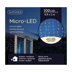 Virtene-aizkars 496825 100 LED cena un informācija | Ziemassvētku lampiņas, LED virtenes | 220.lv