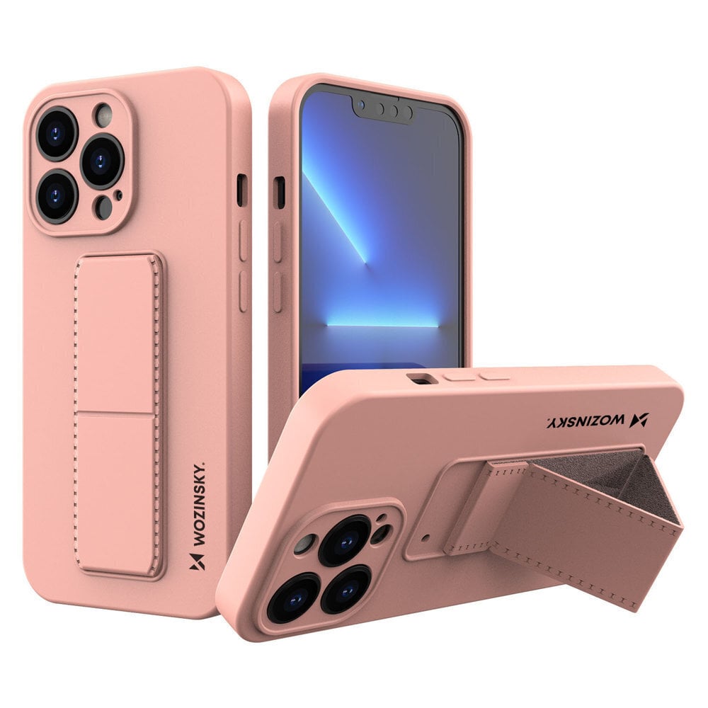 Wozinsky Kickstand Case paredzēts iPhone 13 mini, rozā cena un informācija | Telefonu vāciņi, maciņi | 220.lv