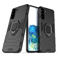 Ring Armor tough hybrid case cover + magnetic holder, paredzēts Samsung Galaxy S22 + (S22 Plus), melns cena un informācija | Telefonu vāciņi, maciņi | 220.lv