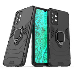 Ring Armor tough hybrid case cover + magnetic holder, paredzēts Samsung Galaxy A33 5G, melns цена и информация | Чехлы для телефонов | 220.lv