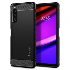 Spigen Rugged Armor paredzēts Sony Xperia 10 IV cena un informācija | Sony Mobilie telefoni un aksesuāri | 220.lv