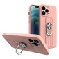 Ring Case silicone case, paredzēts Samsung Galaxy S22 Ultra, rozā cena un informācija | Telefonu vāciņi, maciņi | 220.lv