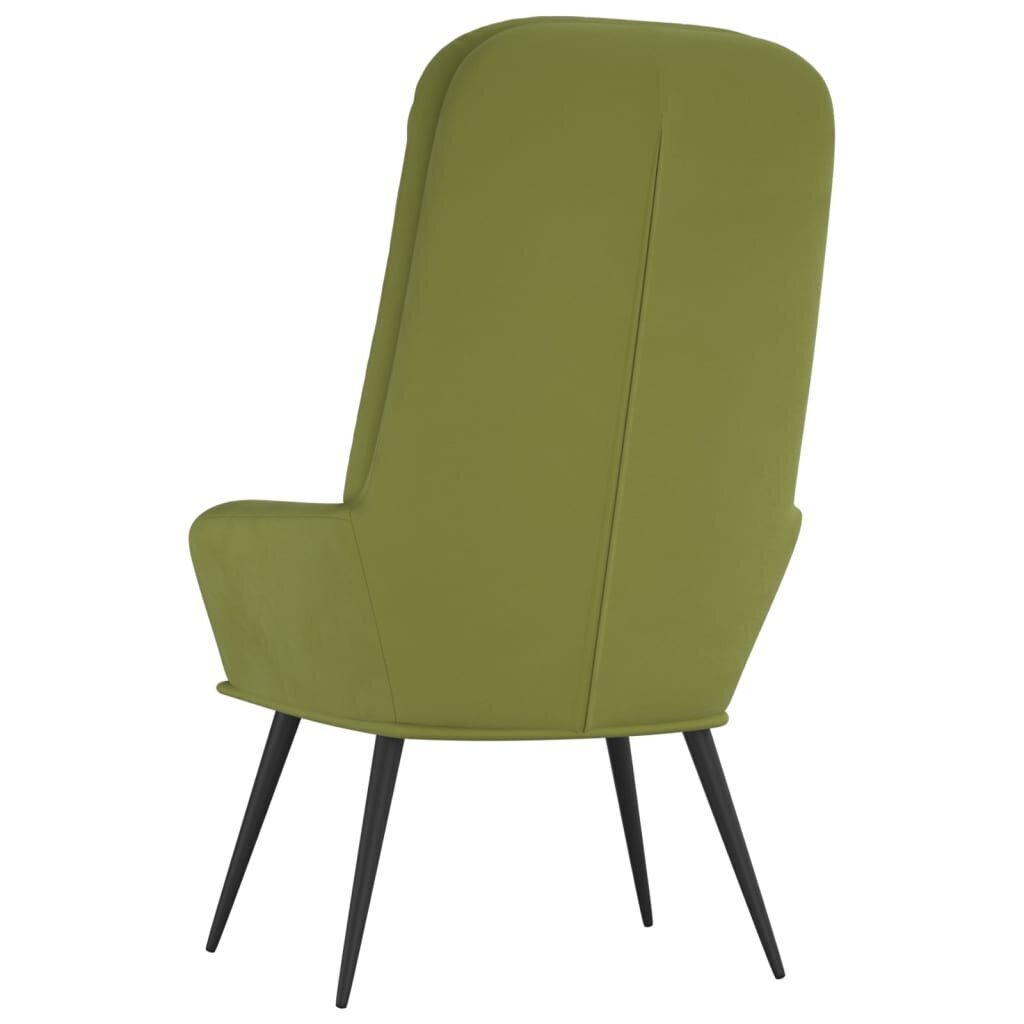 Atpūtas krēsls, gaiši zaļā krāsā, samta cena un informācija | Atpūtas krēsli | 220.lv