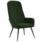 Atpūtas krēsls, tumši zaļā krāsā, samta цена и информация | Atpūtas krēsli | 220.lv
