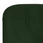 Atpūtas krēsls, tumši zaļā krāsā, samta cena un informācija | Atpūtas krēsli | 220.lv