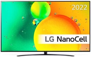 LG 75NANO763QA cena un informācija | Televizori | 220.lv