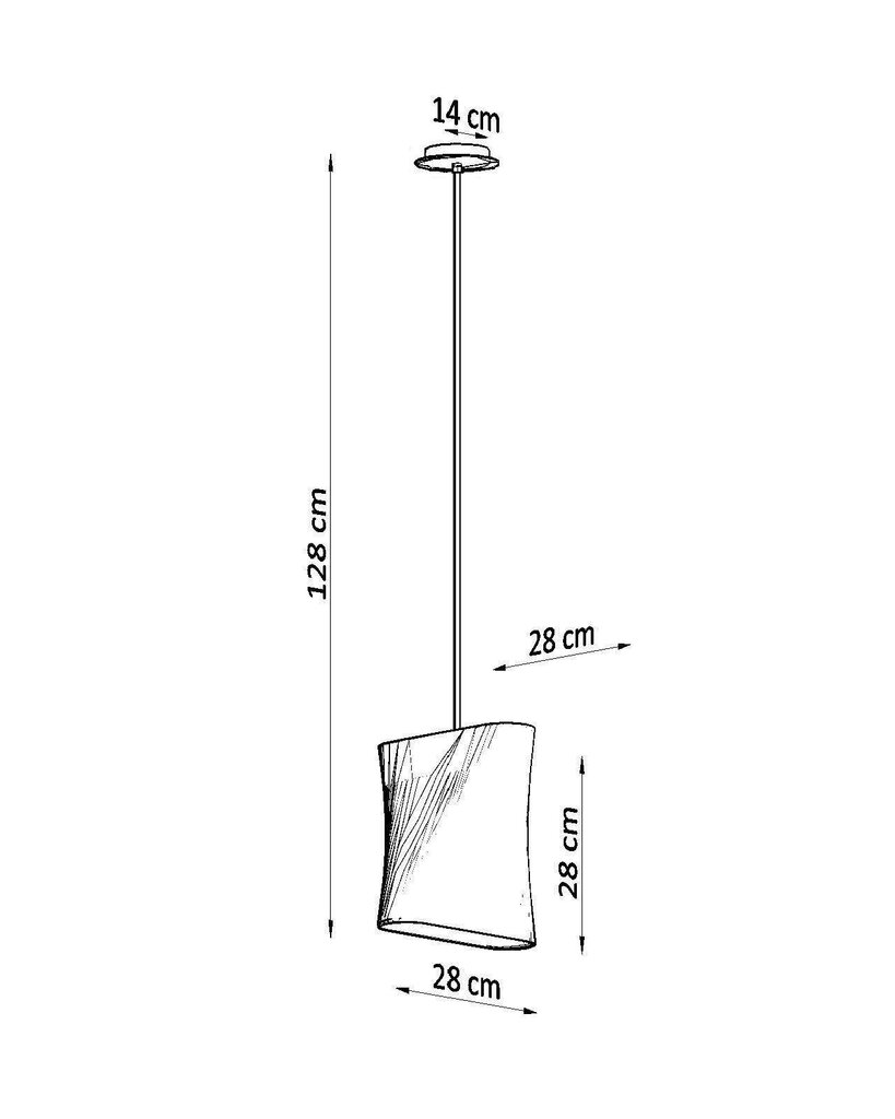 Lampa blum 1 cena un informācija | Lustras | 220.lv