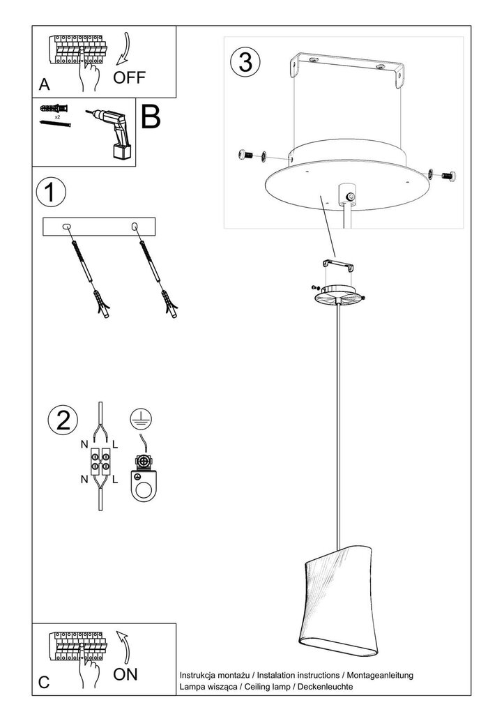 Lampa blum 1 cena un informācija | Lustras | 220.lv