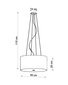 Lampa Otto 50 cena un informācija | Lustras | 220.lv