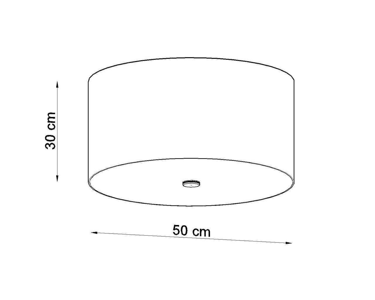 Lampa Otto 50 cena un informācija | Griestu lampas | 220.lv