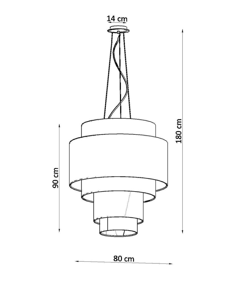 Lampa Refleksija 80 cena un informācija | Lustras | 220.lv