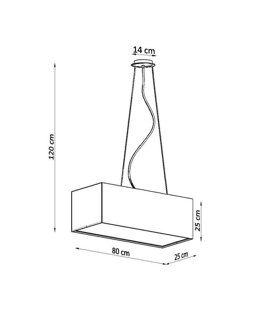 Lampa Santa Bis 80 cena un informācija | Piekaramās lampas | 220.lv