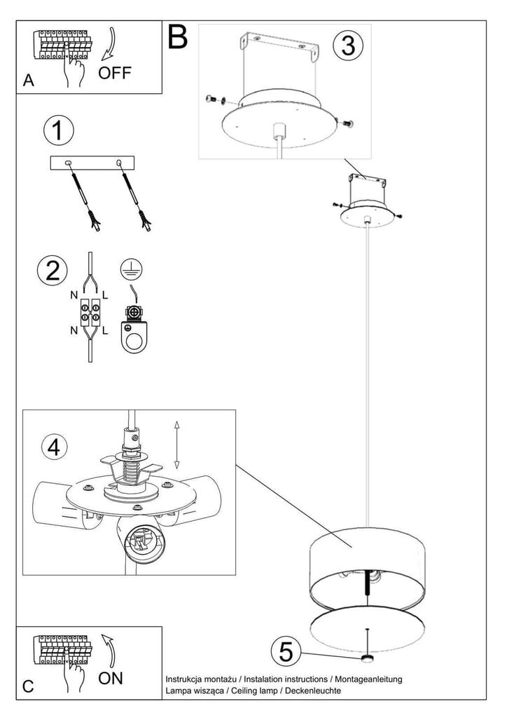 Lampa Skala 30 цена и информация | Lustras | 220.lv