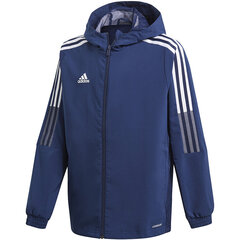 Bērnu jaka Adidas Tiro 21 Windbreaker GP4974, tumši zila cena un informācija | Futbola formas un citas preces | 220.lv