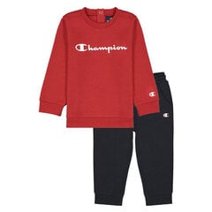 Bērnu Sporta Tērps Champion Crewneck Baby Sarkans cena un informācija | Apģērbu komplekti jaundzimušajiem | 220.lv