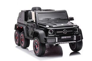 Bērnu vienvietīgs elektromobilis Mercedes G63 6x6, melns cena un informācija | Bērnu elektroauto | 220.lv