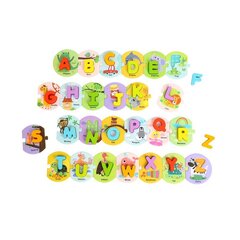 Образовательная головоломка - Буквы алфавита цена и информация | Развивающие игрушки | 220.lv