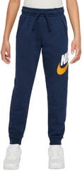 Спортивные штаны Nike B Nsw Club + Hbr Pant CJ7863 414/XS, синие цена и информация | Штаны для мальчиков | 220.lv