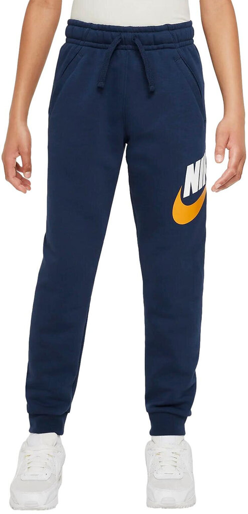 Nike Bikses B Nsw Club + Hbr Pant Navy CJ7863 414 CJ7863 414/XS цена и информация | Bikses zēniem | 220.lv