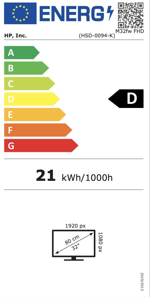 HP 2H5M7E9#ABB cena un informācija | Monitori | 220.lv