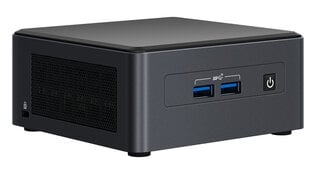 Barebone Intel BNUC11TNKI50002 i5-1135G7 Quad Core 64GB RAM цена и информация | Стационарные компьютеры | 220.lv