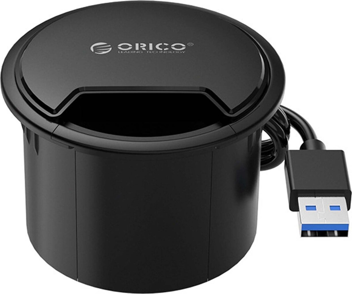 ORICO MULTI-FUNCTION HUB 3.1 DESKTOP POWER GROMMET cena un informācija | Adapteri un USB centrmezgli | 220.lv