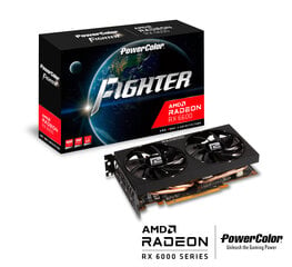 Karta graf. PowerColor Fighter Radeon RX 6600 8G cena un informācija | Videokartes (GPU) | 220.lv
