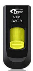 Team Group C141 USB flash drive 32 GB USB Type-A 2.0 Black, Yellow cena un informācija | USB Atmiņas kartes | 220.lv