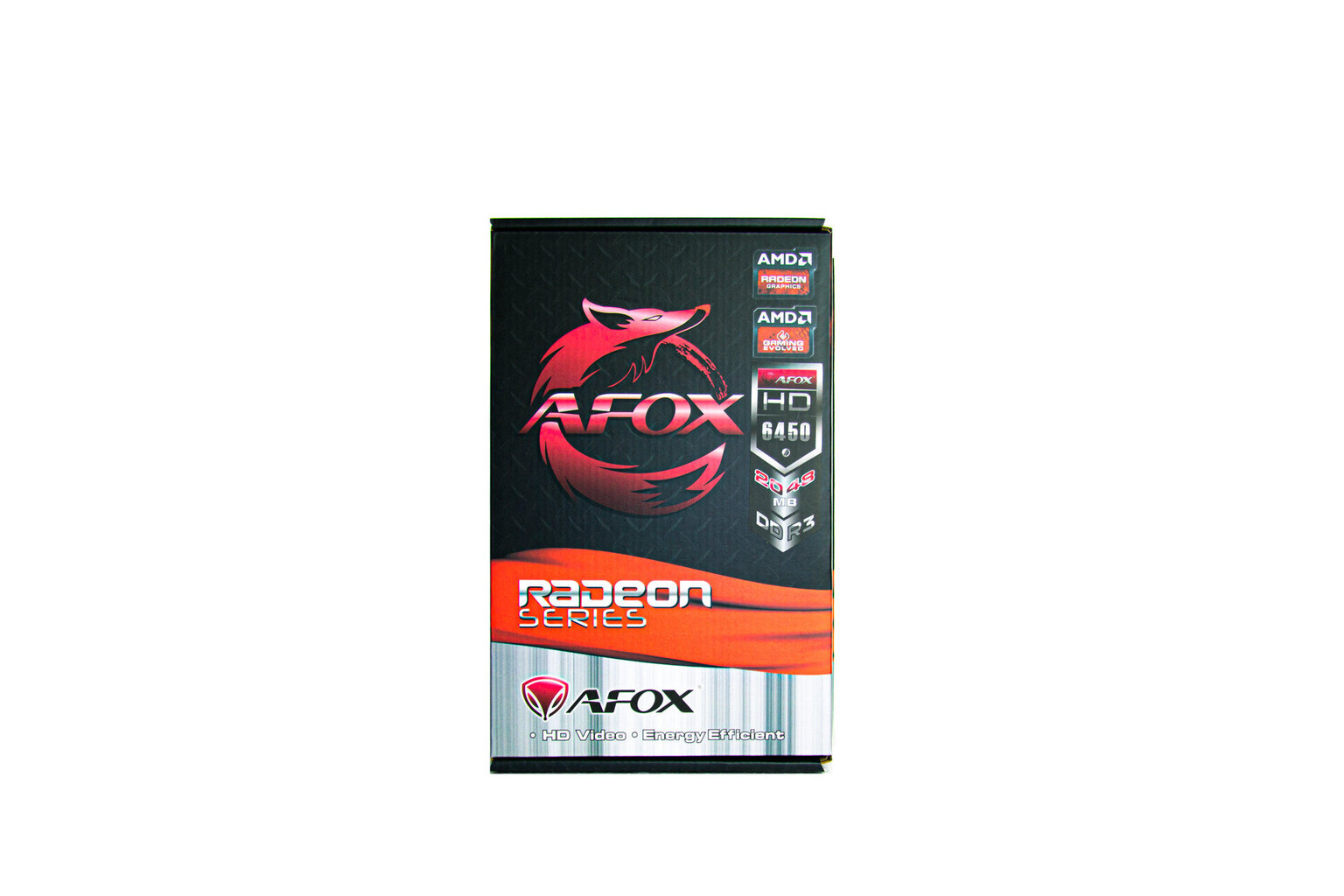 AFOX Radeon HD 6450 2GB DDR3 64Bit DVI HDMI VGA LP Passive AF6450-2048D3L9-V2 cena un informācija | Videokartes (GPU) | 220.lv