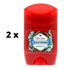 Dezodorants - zīmulis OLD SPICE Wolfthorn, 50 ml x 2 gab. iepakojums cena un informācija | Dezodoranti | 220.lv