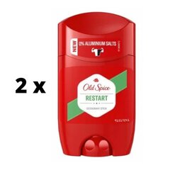 Дезодорант-карандаш OLD SPICE Restart, 50 мл x 2 шт., упаковка цена и информация | Дезодоранты | 220.lv