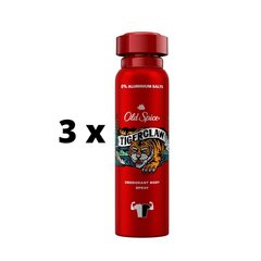 Dezodorants OLD SPICE Tiger Claw, 150 ml x 3 gab. iepakojums kaina ir informacija | Old Spice Smaržas, kosmētika | 220.lv