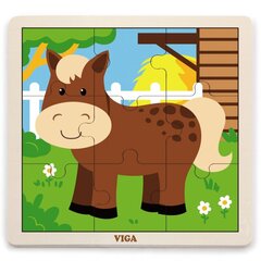 Деревянный пазл „Viga“ цена и информация | Игрушки для малышей | 220.lv
