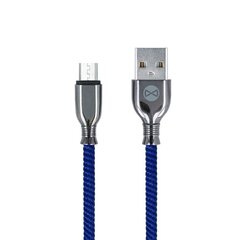 Кабель Forever Tornado USB - microUSB, 1.0 м, 3А, черный цена и информация | Кабели для телефонов | 220.lv