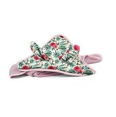 Полотенце с капюшоном BabyOno Bunny Ears, 939, розовое цена и информация | Maudynių prekės | 220.lv